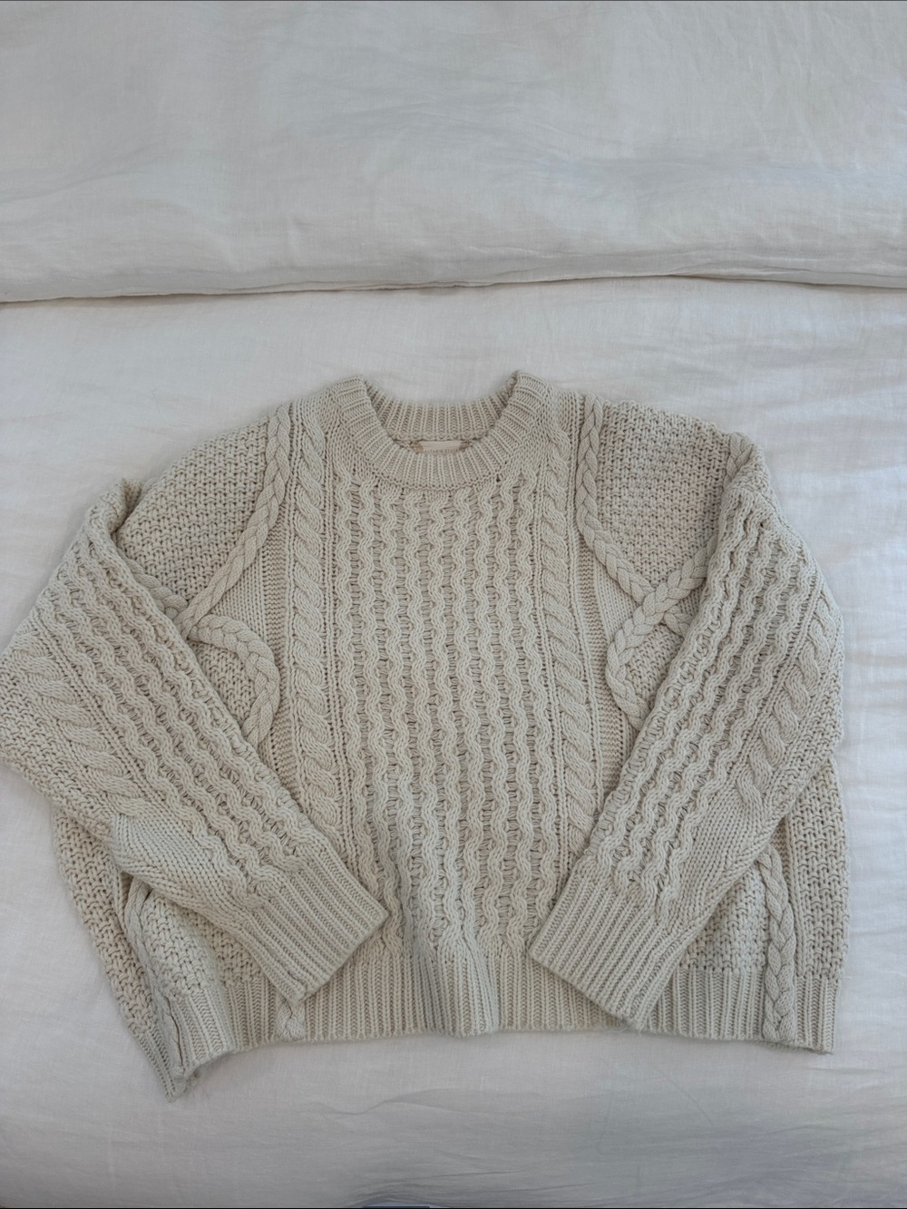 Altar’s State Cream Sweater Size S
